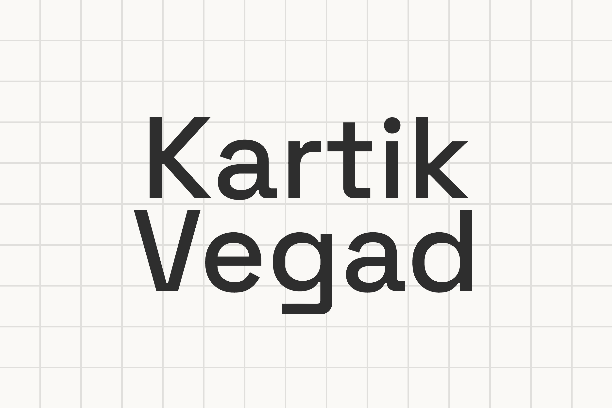 KARTIK VEGAD preview